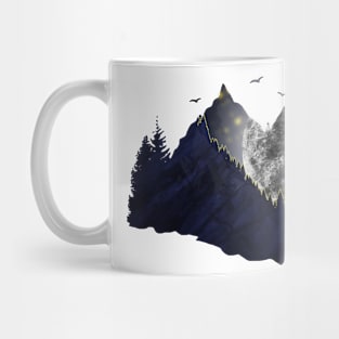 Full Moon over the Blue Mountain Mug